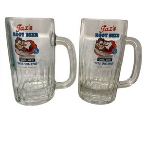 Vintage Taz’s Root Beer glasses